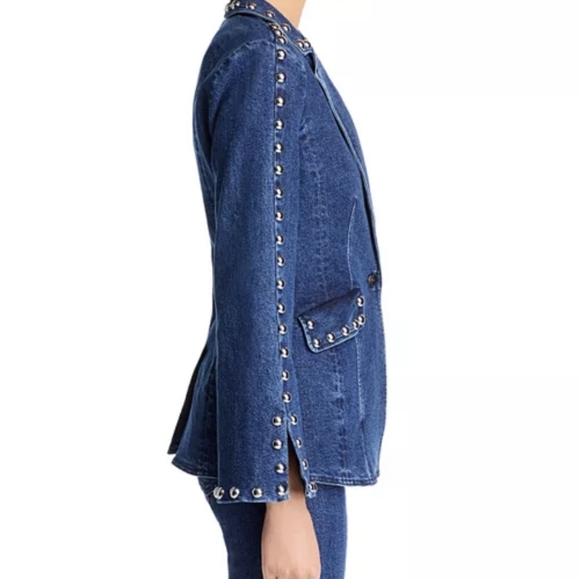 Cinq a sept Milly Studded Denim Jacket - Picture 4 of 7